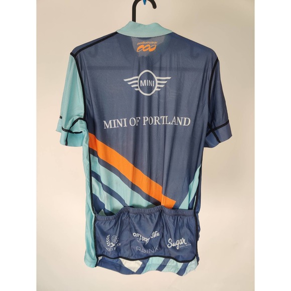 (V) Podium Wear Women cycling jersey sport sz L USA made Ladies Auxiliary - Picture 7 of 7